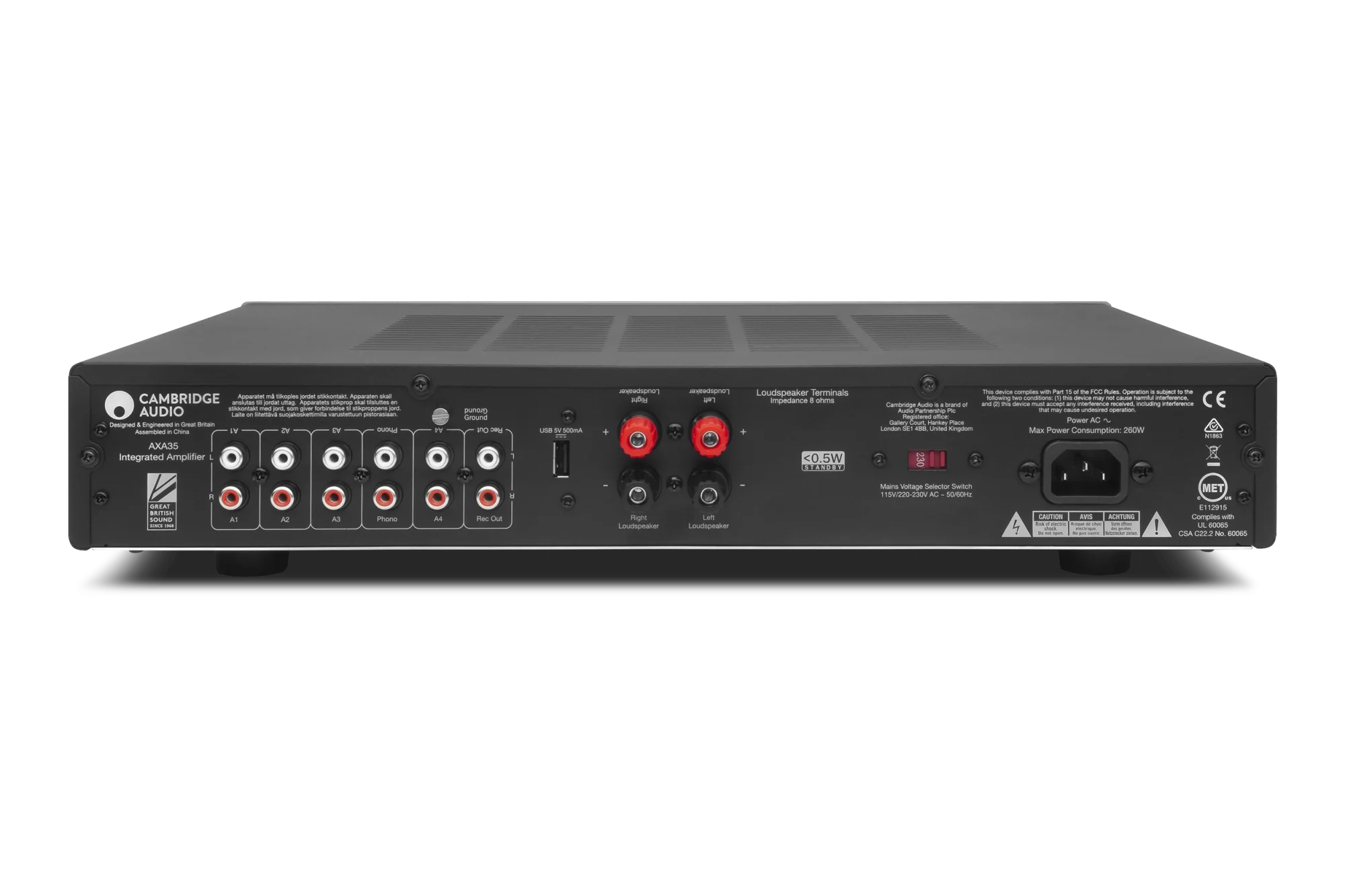 Cambridge Audio AXA35 Integrated Amplifier - Image 3