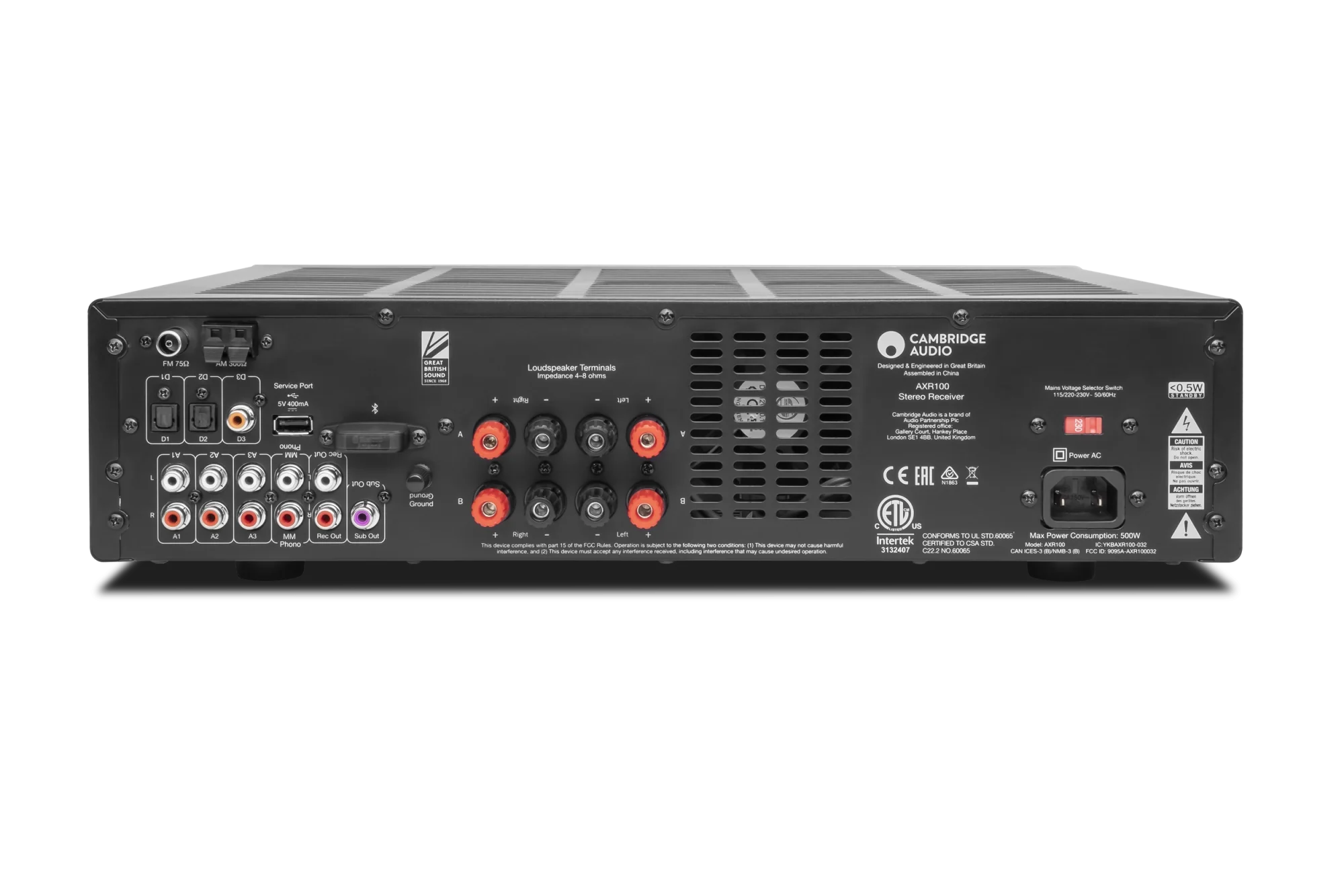 Cambridge Audio AXR100 Integrated Amplifier - Image 3