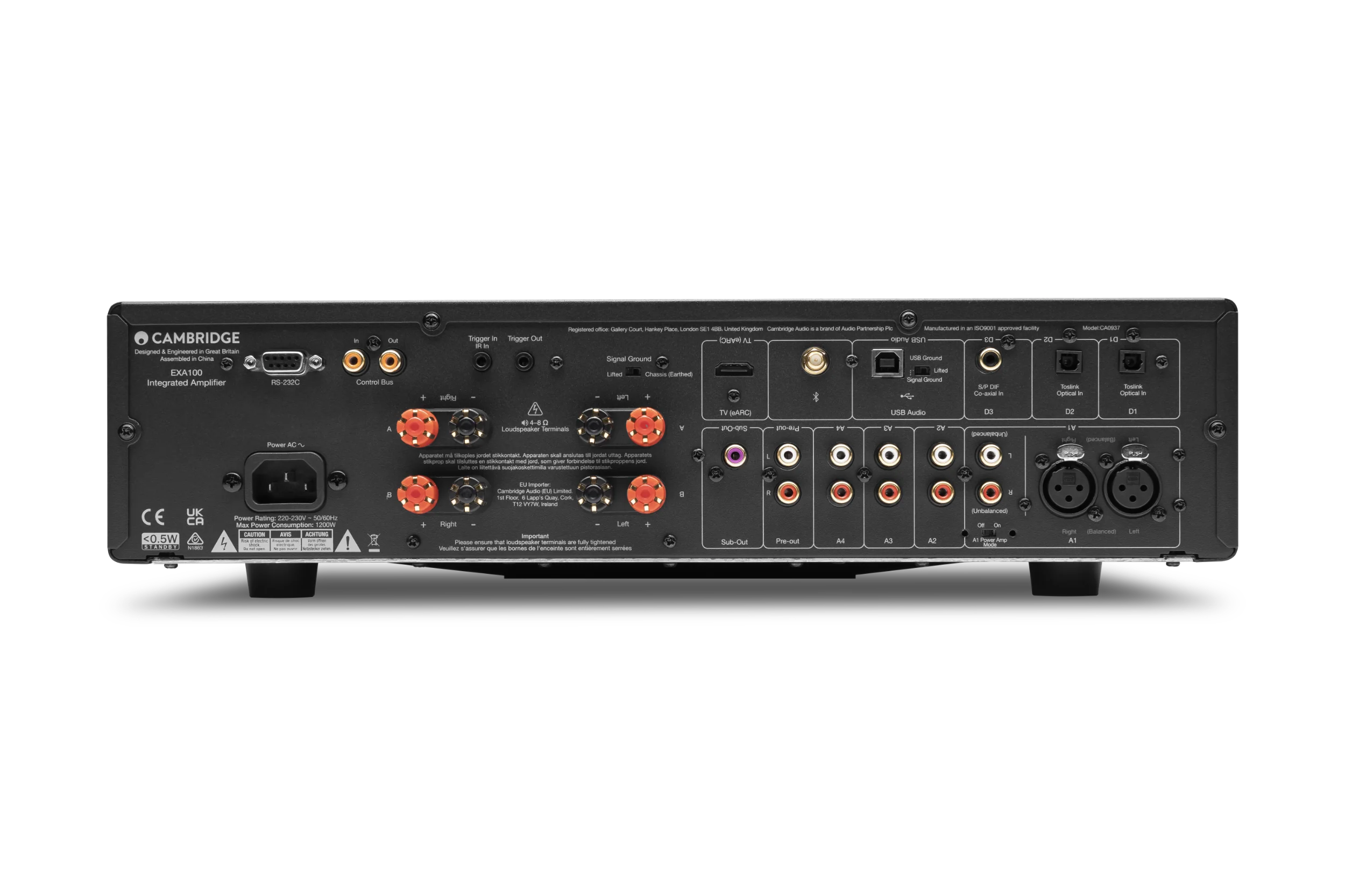 Cambridge Audio EXA100 Integrated Stereo Amplifier - Image 3