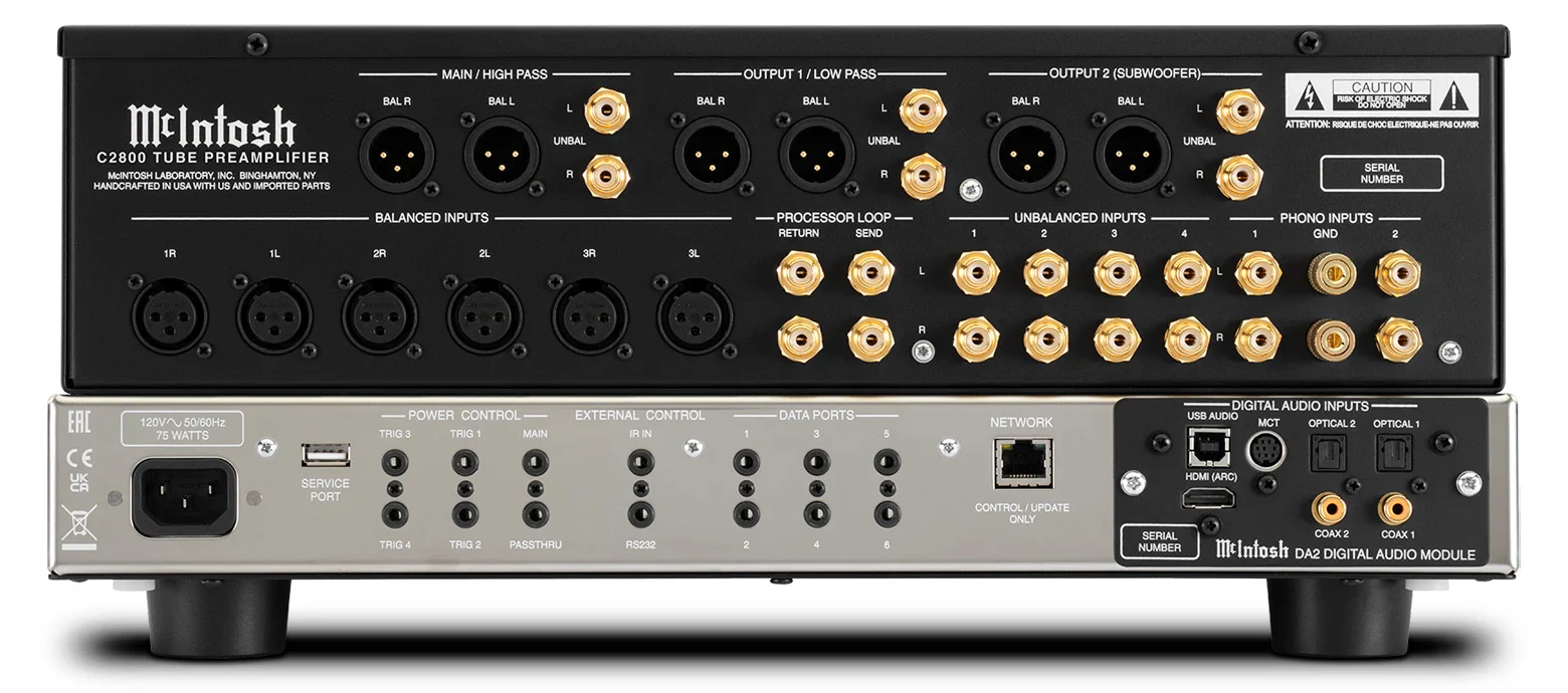 McIntosh C2800 Stereo Vacuum Tube Preamplifier - Image 3