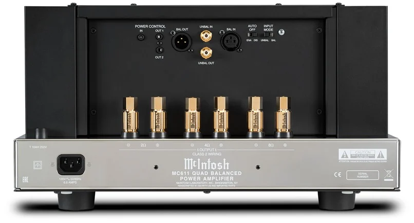 McIntosh MC611 1-Channel Solid State Amplifier - Image 3
