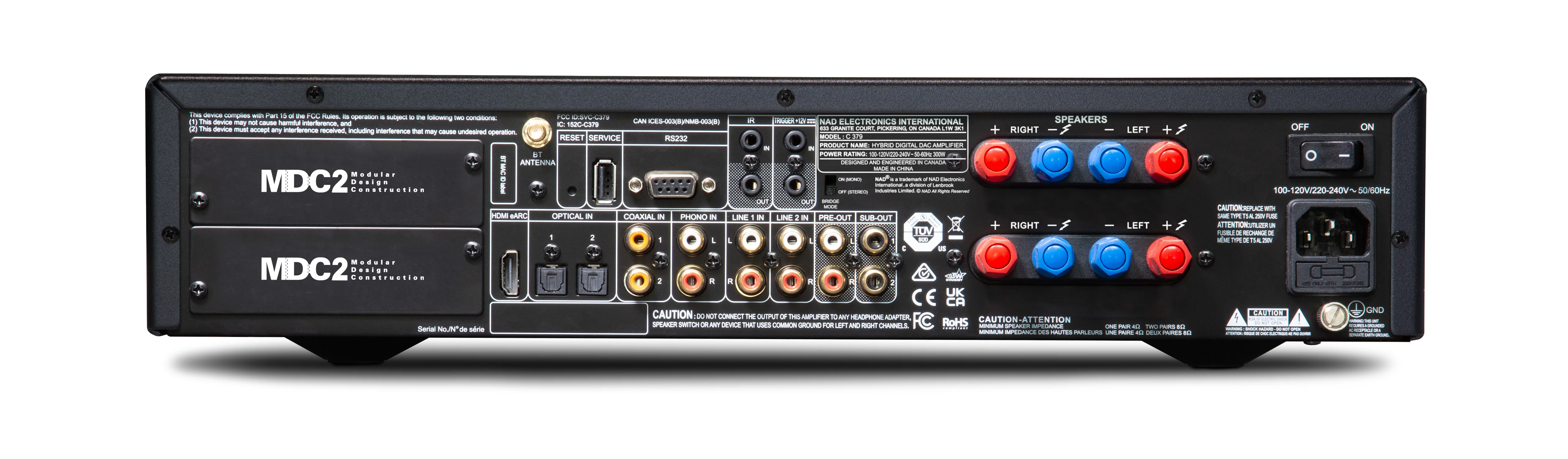NAD C 379 Hybrid Digital DAC Amplifier - Image 3