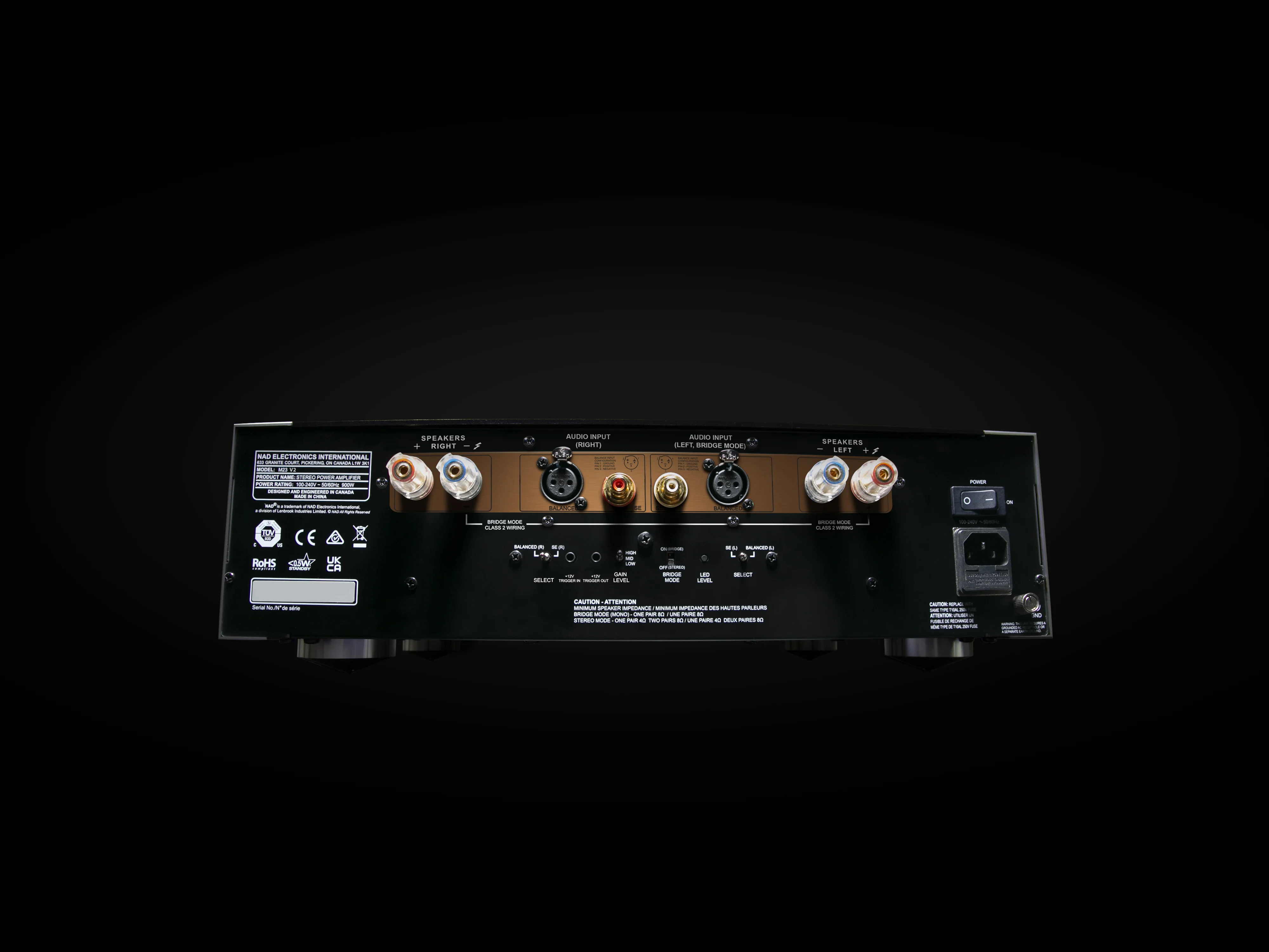 NAD M 23 v2 Stereo Power Amplifier - Image 4