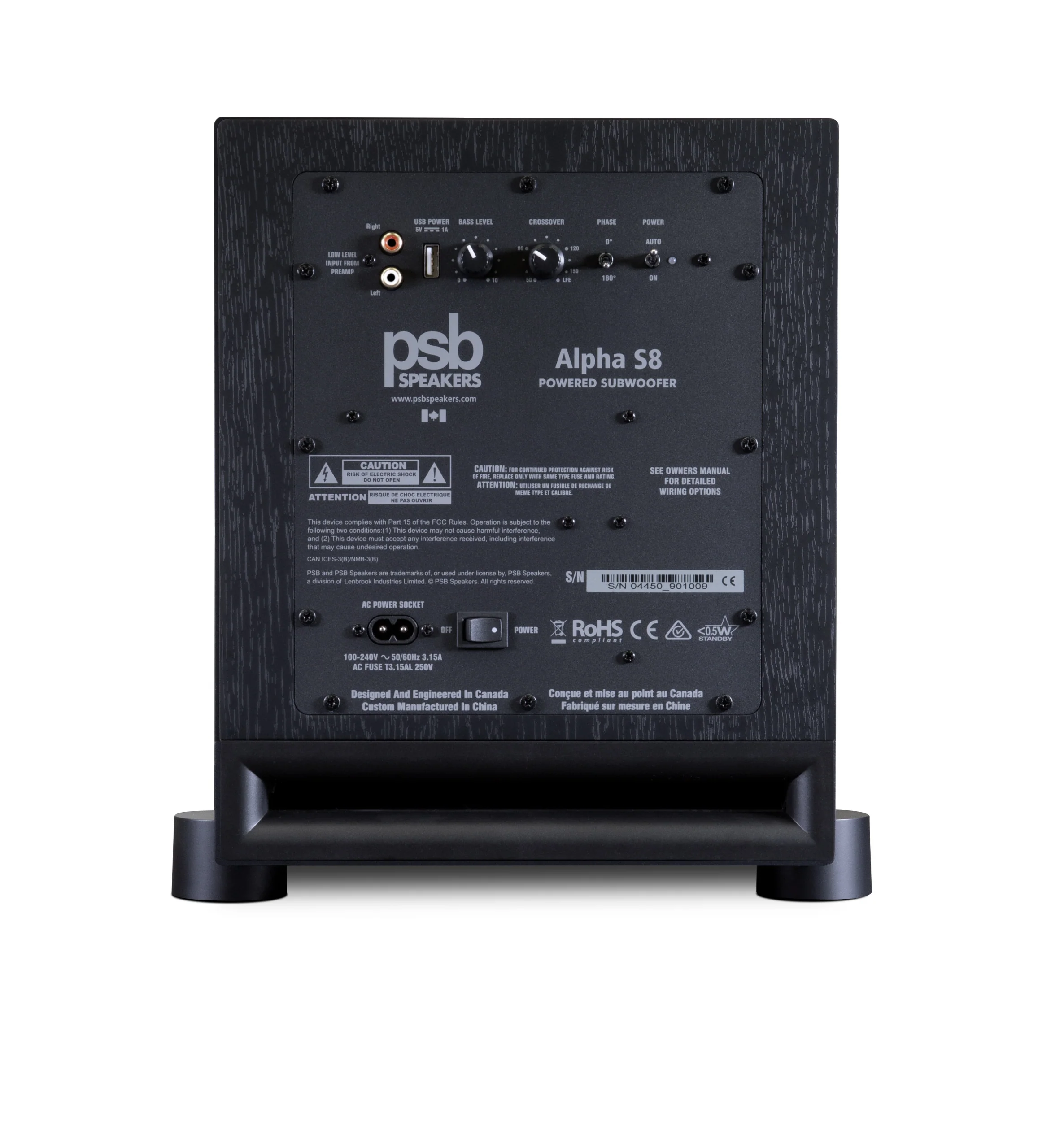 PSB Alpha S8 Subwoofer - Image 3